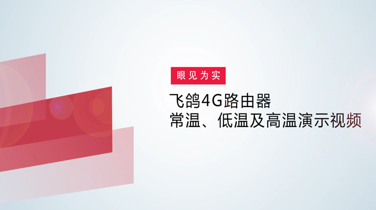 尊龙时凯飞鸽4G路由器常温、低温及高温演示视频